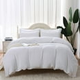 MILDLY Comfort Bedding 3 Packs Set, 1 Duvet Cover with Zipper, 2 Pillow