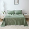 "MILDLY Cooling Sage Green Queen Size Sheets, Soft Microfiber, 1800 Thread Count, 22"" Deep