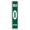 thumbnail image 1 of MILE 0 KEY WEST Aluminum Street Sign marker zero southernmost keys Florida | Indoor/Outdoor |  30" Wide, 1 of 3