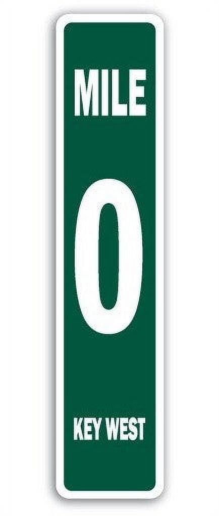 MILE 0 KEY WEST Street Sign marker zero southernmost keys Florida ...