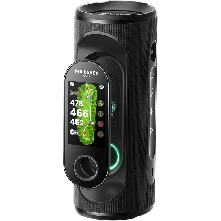 MILESEEY, Golf GPS Speaker, Detachable Handheld Model, Black