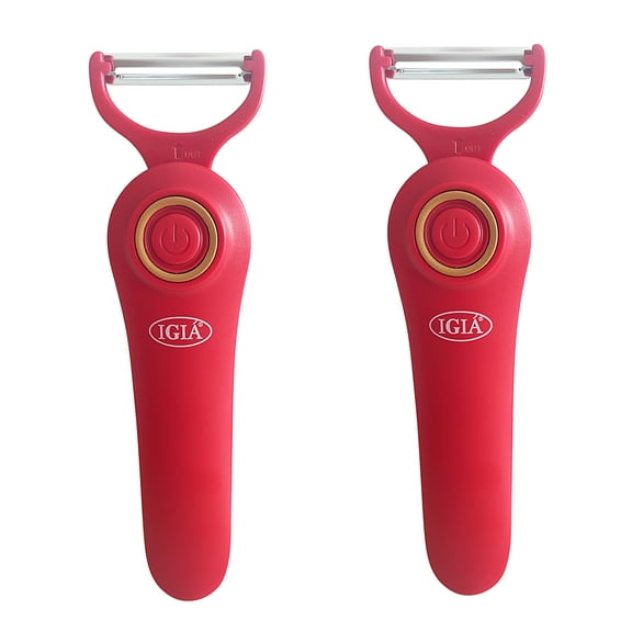 MILEX Electric Handheld 3 IN 1 PEELER RED 2 Pack - One Size