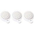 thumbnail image 1 of MILISTEN 3pcs Hair Scalp Brush Silicone Shampoo Scalp Massager Brush Palm Brush Head Scrubber Brush for Hair Stimulation White, 1 of 5