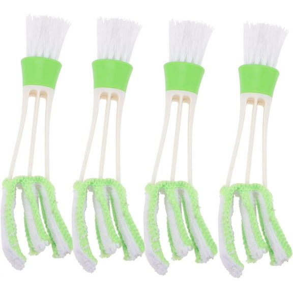 MILISTEN 4Pcs Car Vent Cleaner Professional Multipurpose Durable Automotive Air Conditioner Cleaner Car Accessory Car Detailing Brush