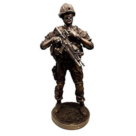 MILITARY SPECIAL ARMED FORCES REPORTING FIELD STATUS STATUE SCULPTURE