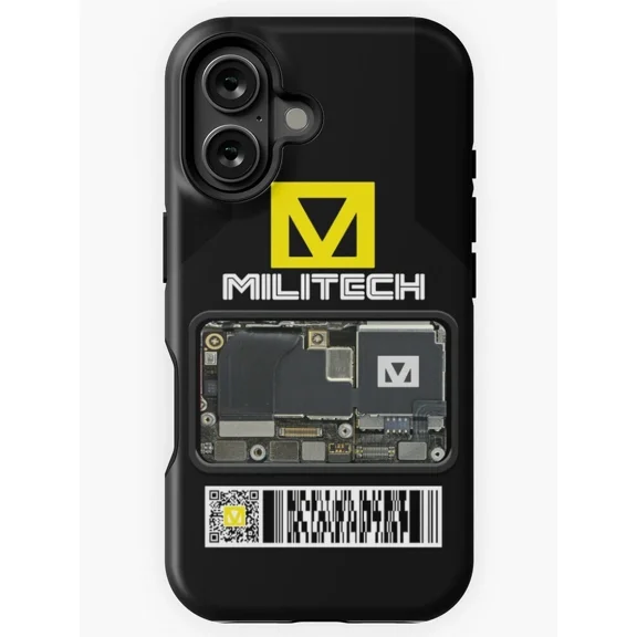 MILITECH Internal Components Tech Phone Case 17 11 12 13 14 15 17 Pro Max