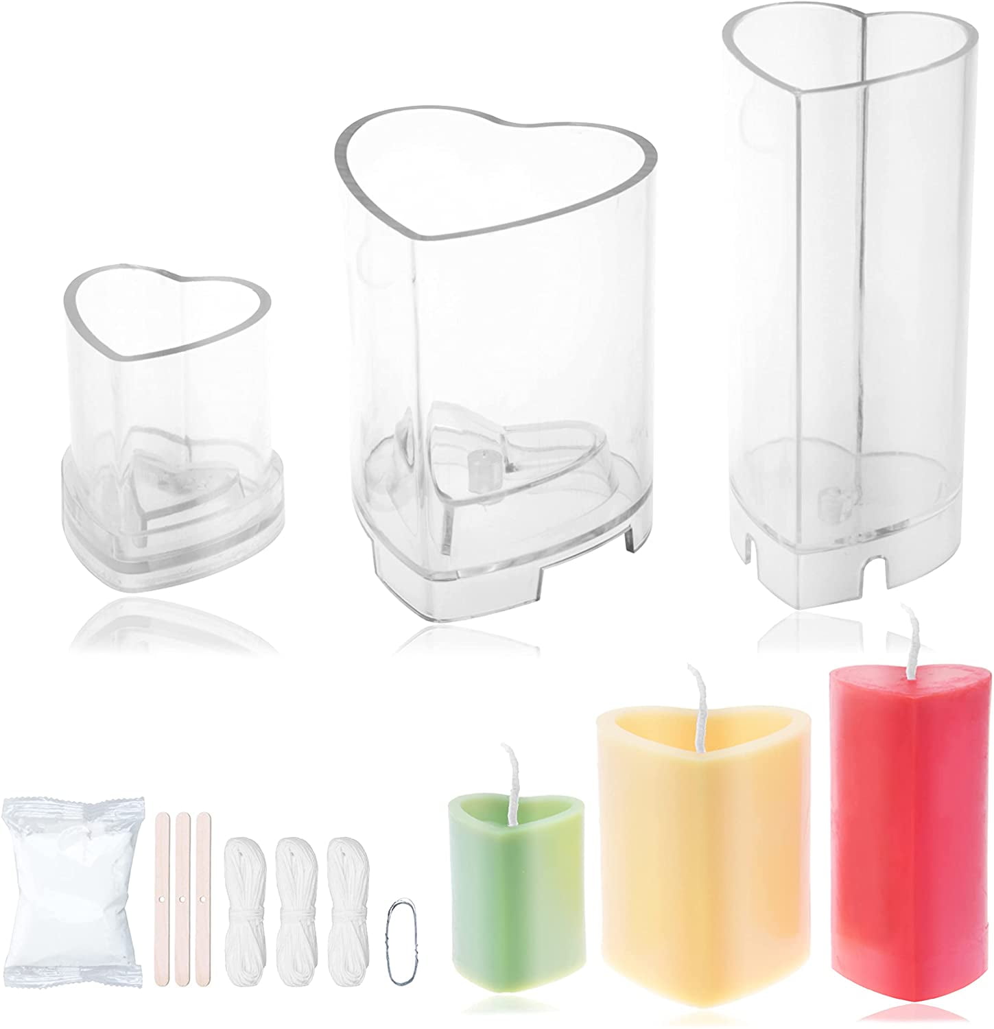 Kit Per Candele Fai Da Te – 20 Barattoli In Vetro Da 113g Con Coperchio In Bambù, Stoppini Ed Etichette - Foto 8