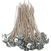 MILIVIXAY CD Series Candle Wicks for Soy Candles,100pcs CD 14 6 Pretabbed Wicks,Cotton & Paper Wicks for Candle Making.