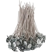 MILIVIXAY CD Series Candle Wicks for Soy Candles,100pcs CD 20 6" Pretabbed Wicks,Cotton & Paper Wicks for Candle Making.