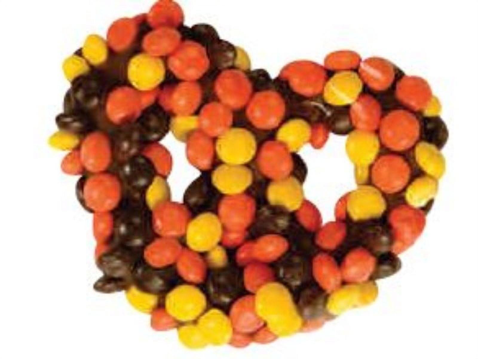 MILK CHOC PRETZELS WITH REESES PIECES