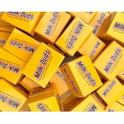 MILK DUDS Candy, Caramel in Milk Chocolate, Snack Size Boxes (Pack of 2 Pounds)