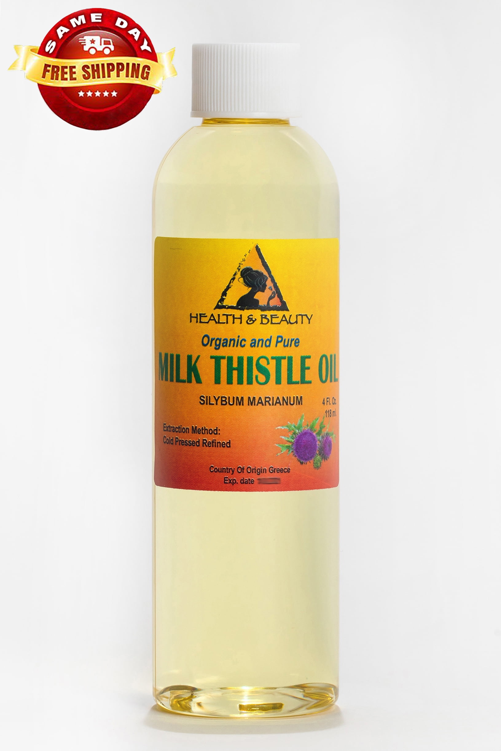 MILK THISTLE SEED OIL ORGANIC REFINED PREMIUM COLD PRESSED PURE NATURAL