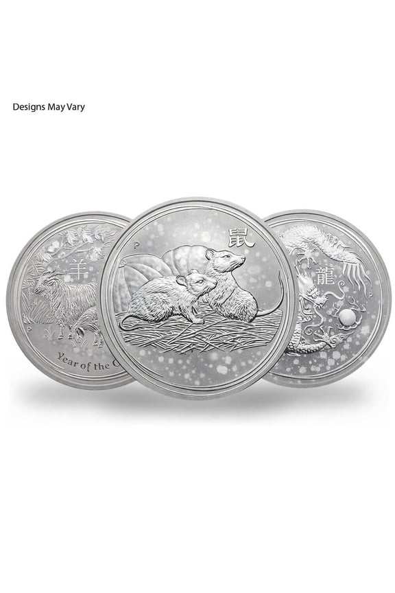 MILKY - 1 oz Lunar Year Silver Coin Australian Perth Mint (Random Year, Random Design)