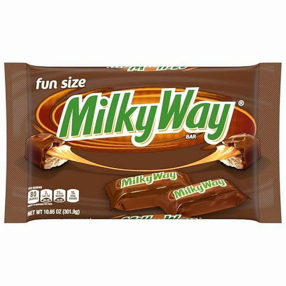 MILKY WAY Fun Size Milk Chocolate Halloween Candy Bars, 10.65 oz Bag ( Pack of 2 )