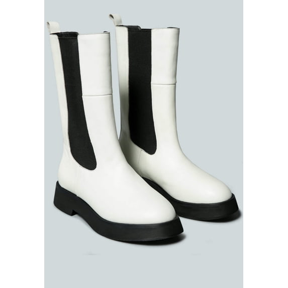 MILLER Chelsea Classic White Boot