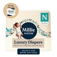 thumbnail image 1 of Millie Moon Luxury Diapers, Size Newborn, 30 Count (Select for More Options), 1 of 12