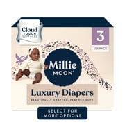 Millie Moon Luxury Diapers, Size 3, 138 Count Select for More Options