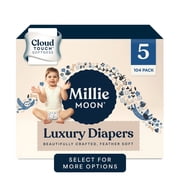 Millie Moon Luxury Diapers, Size 5, 104 Count Select for More Options