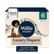 Millie Moon Luxury Diapers, Size 6, 84 Count Select for More Options