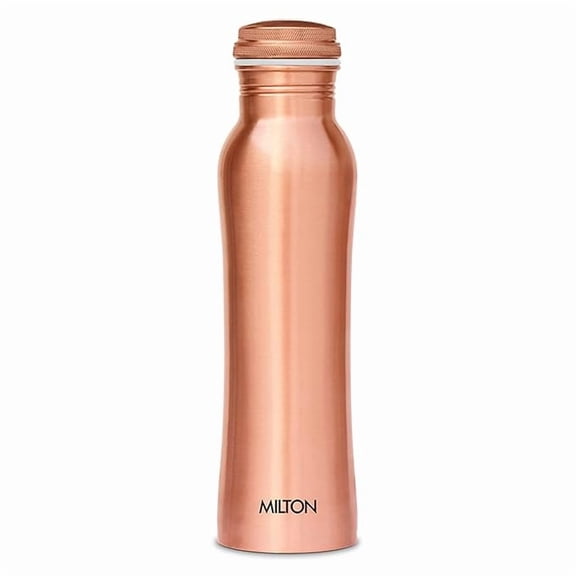 MILTON Copperas 1000 Bottle, 950ml, 100% Pure Copper, BPA Free, Leak Proof, Office Bottle, Boosts Immunity, Supports Digestive & Liver Health, Ayurveda Inspired