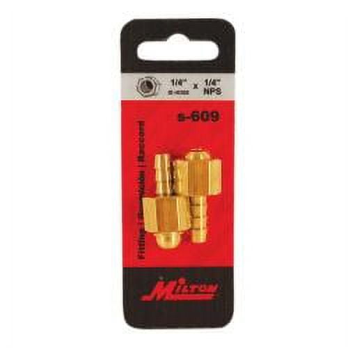 MILTON INDUSTRIES INC 1/4F SWIVEL END 2PK