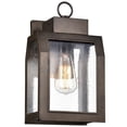 thumbnail image 1 of MILTON Industrial Antique Gold 1 Light Wall Sconce 14" Tall, 1 of 3