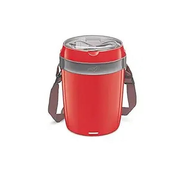 MILTON Plastic Futron 4 Electric Tiffin Lunch Box (Multicolour)