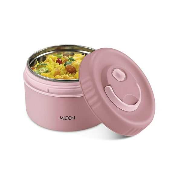 MILTON Snack Box Big I Inner Steel, PU Insulated 510 ml I Leak Proof with Air Vent