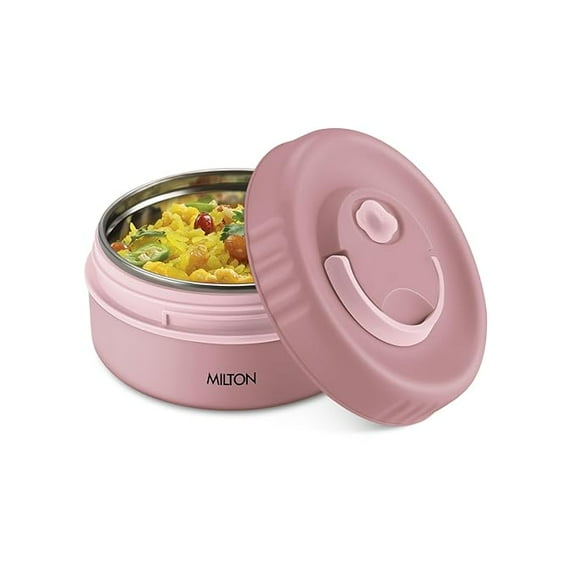 MILTON Snack Box Small I Inner Steel, PU Insulated 350 ml I Pink