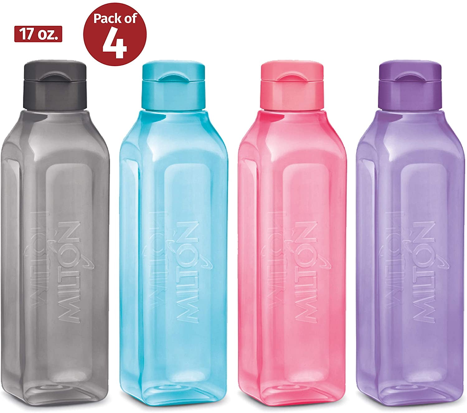 Sports Water Bottle Lightweight Bottles For Outdoors Lockable Pop Open Lid  22 oz