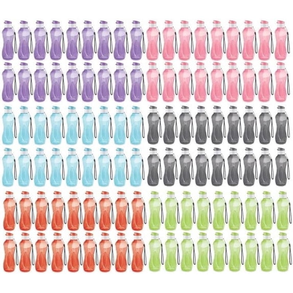 MILTON 12 oz Kids Reusable Water Bottles 108-Pack Leak‑Proof, Multicolor