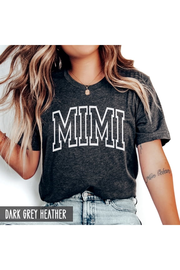 MIMI Shirt Birthday Gift for Mimi or Grandma Mothers Day gift Pregnancy Announcement shirt