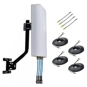 Outdoor Directional 4x4 Mimo TV Antenna Set with 4000 Yards Reception Range, Ports