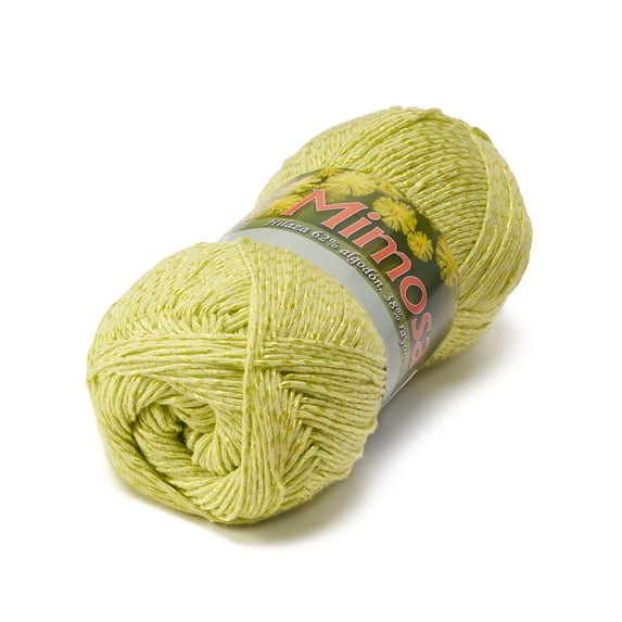 MIMOSA [100grs] by Omega - Rayon/Cotton Thread for Shiny and Soft Knits - Color: 14-Citrus 81