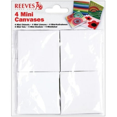Mini Canvas 4/Pkg-2.5 Inch X 2.75 Inch