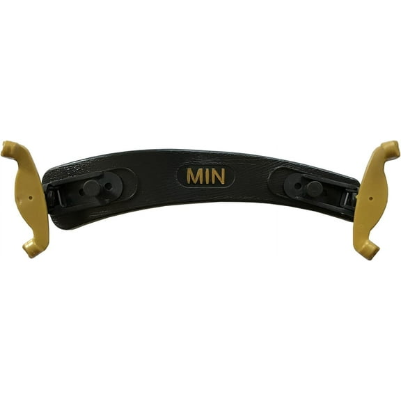 MIN Violin Shoulder Rest - Collapsible, Adjustable, Excellent Angle Support Grip (4/4 - 3/4 Full Size)