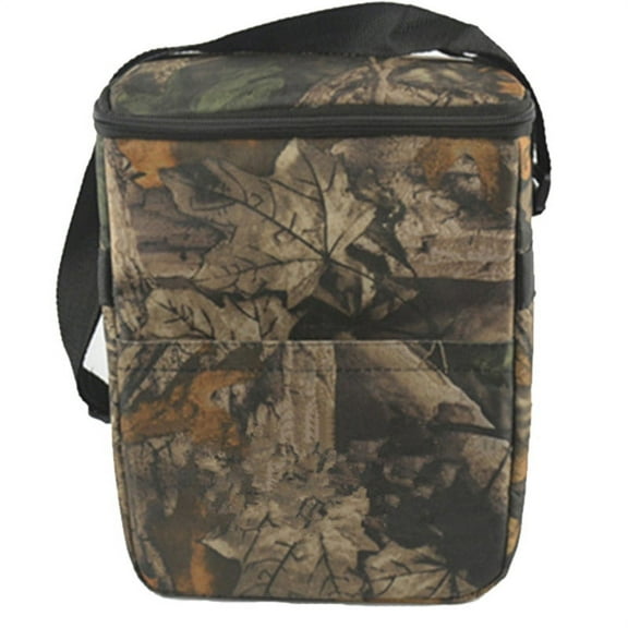 MINAGOO Insulated Lunch Box for Men Camo Lunch Bag Picnic Food Storage Box Cooler Bag (9L Leaf Camouflage)