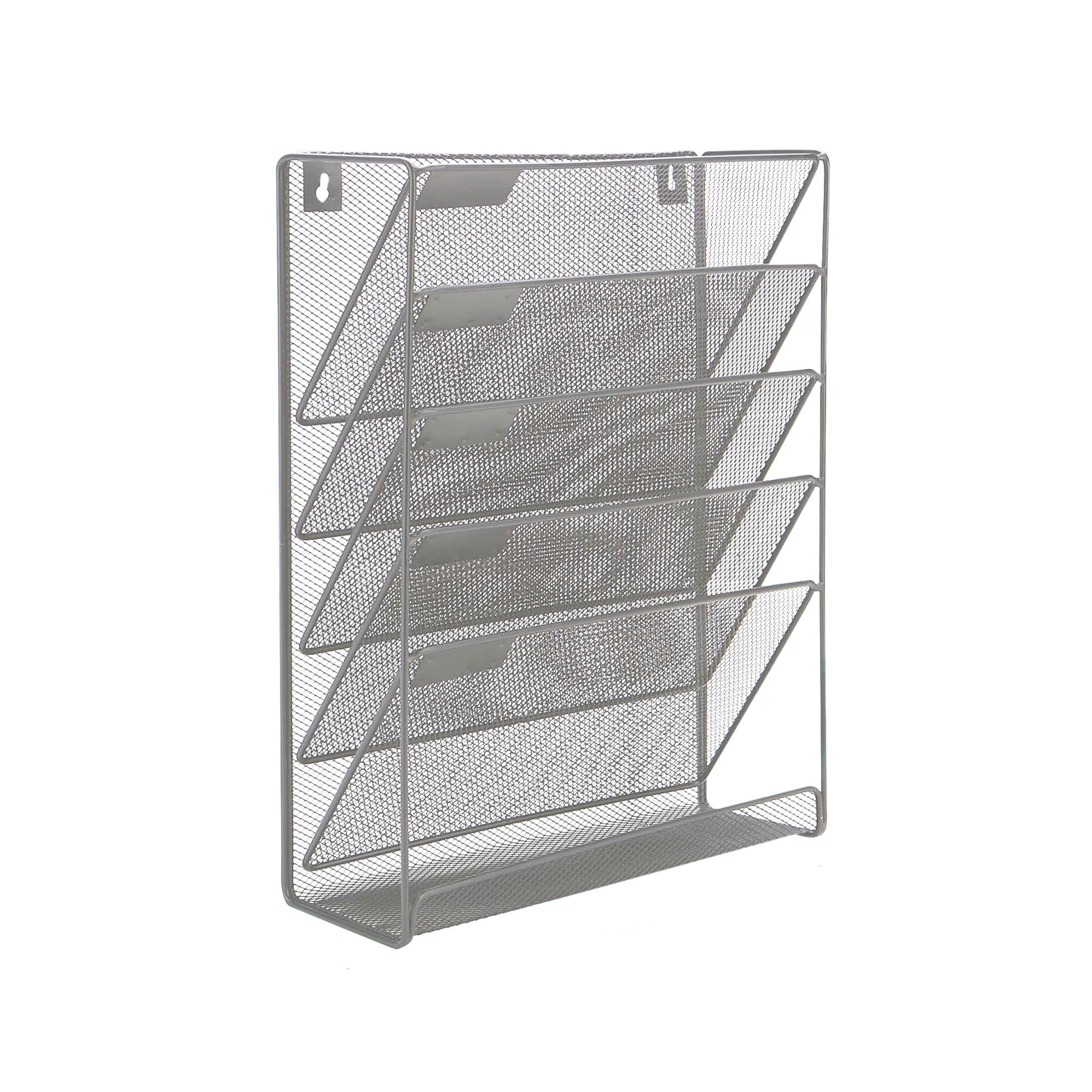 Hanging File Organizer Mesh Box - File Organizer Box Supports