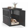thumbnail image 1 of MINDYES 30" Dog Crate Furniture, Medium Small Dog Cage with Locking for Indoor, Black, 1 of 8