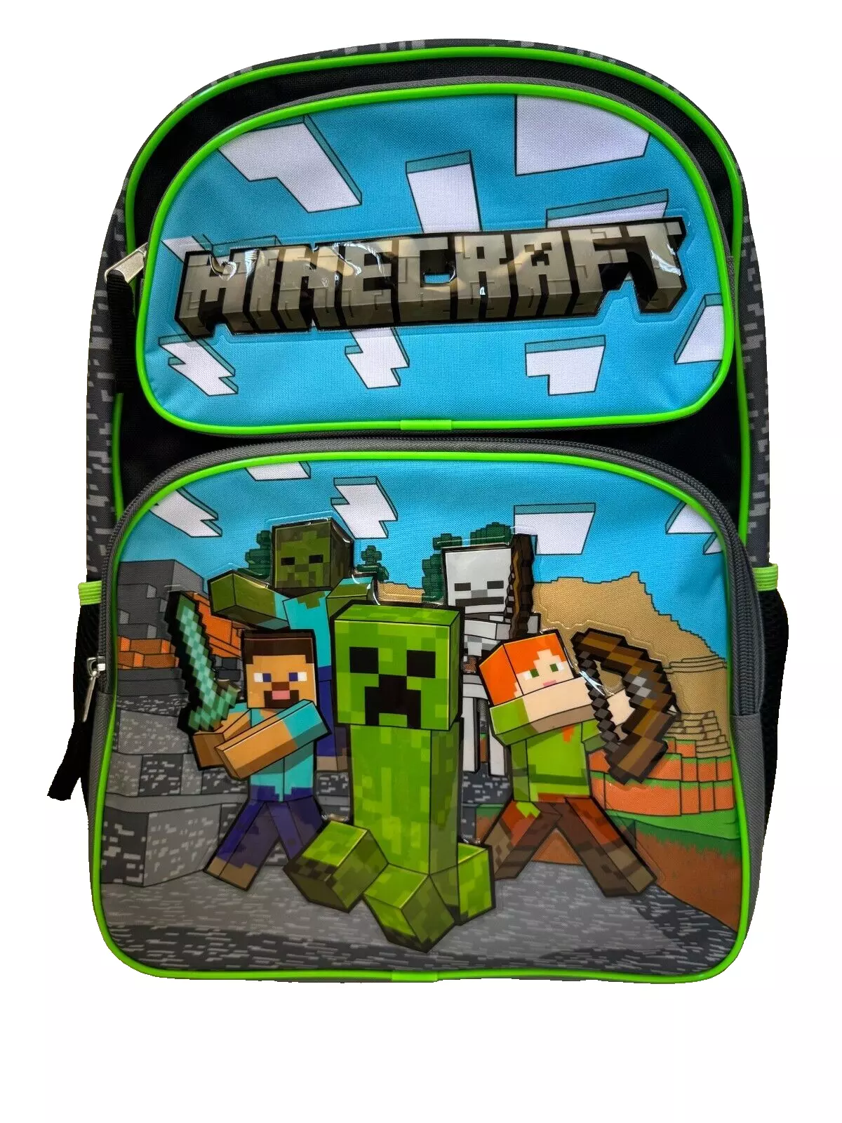 MINECRAFT 16 inches Large Backpack With 2 Mesh Nigeria Ubuy