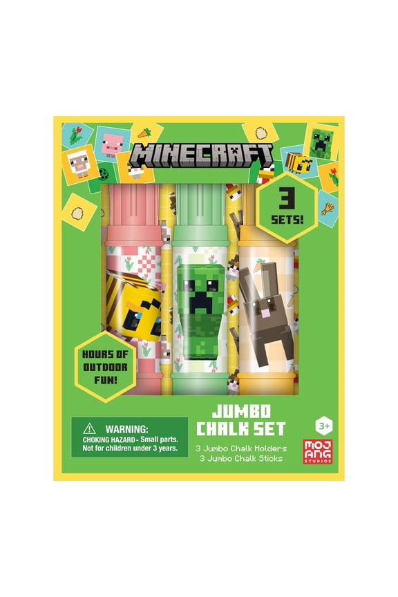 Easter Jumbo Chalk Set, Includes 3 Chalk Holders, Gift, Party Favors