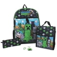thumbnail image 1 of MINECRAFT 5-Piece Backpack Set, 1 of 5
