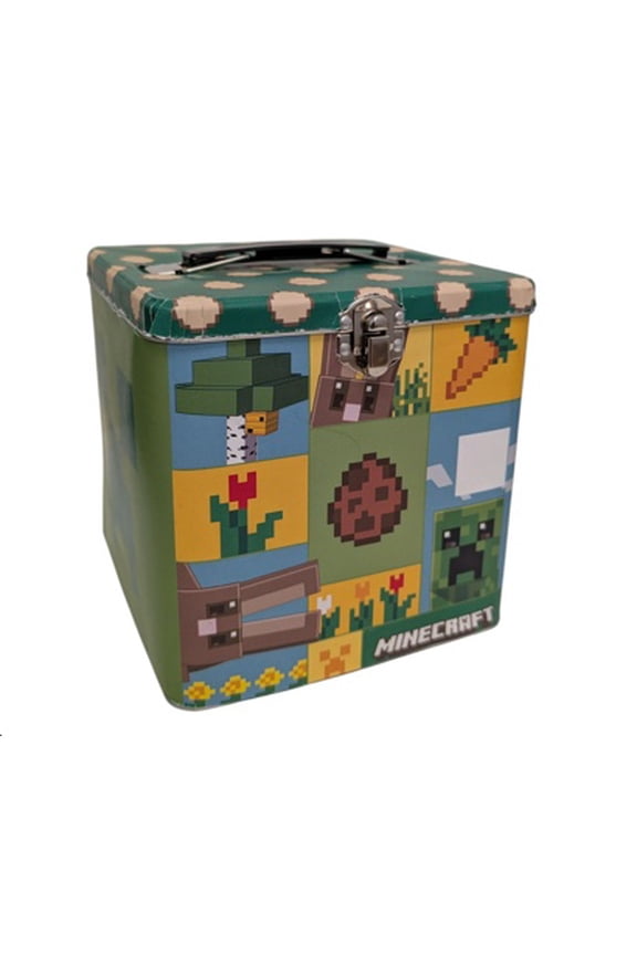 Cube Shaped Tin Carrier, Gift Box