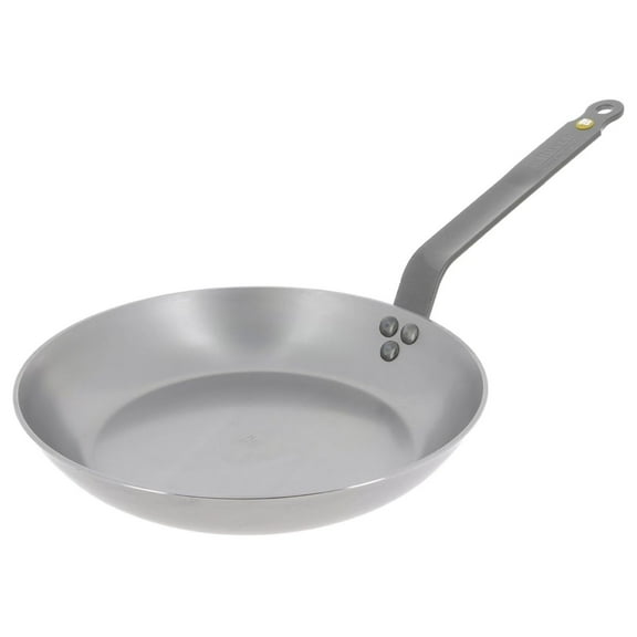 MINERAL B Carbon Steel Fry Pan - 11 Diameter, 8.3 Cooking Surface - Ideal for Searing, Sauteing & Reheating - , & Free - Made in France 11"