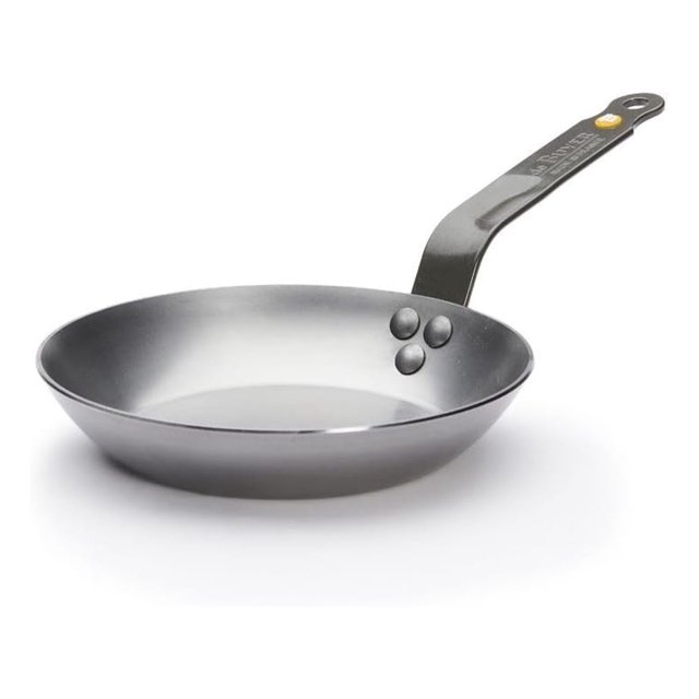 MINERAL B Carbon Steel Fry Pan 8” Ideal for Searing, Sauteing