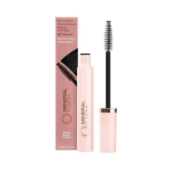 MINERAL FUSION Hypoallergenic So Classy Volume Mascara, Black | Cruelty Free | Gluten Free