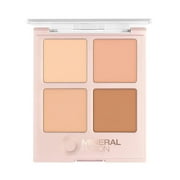MINERAL FUSION Vegan Concealer Palette, Indulgence | 4 Light/Neutral Shades | Flawless Full Coverage