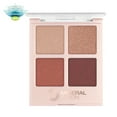 thumbnail image 1 of MINERAL FUSION Vegan Eye Shadow Palette, Romantic Getaway | 4 Blendable Shades Matte, Satin, Shimmer, 1 of 6