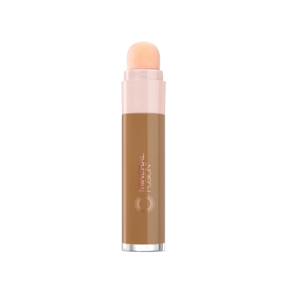 MINERAL FUSION Vegan Liquid Concealer 0.24 fl oz, Medium Deep | Full Coverage | Anti-Aging