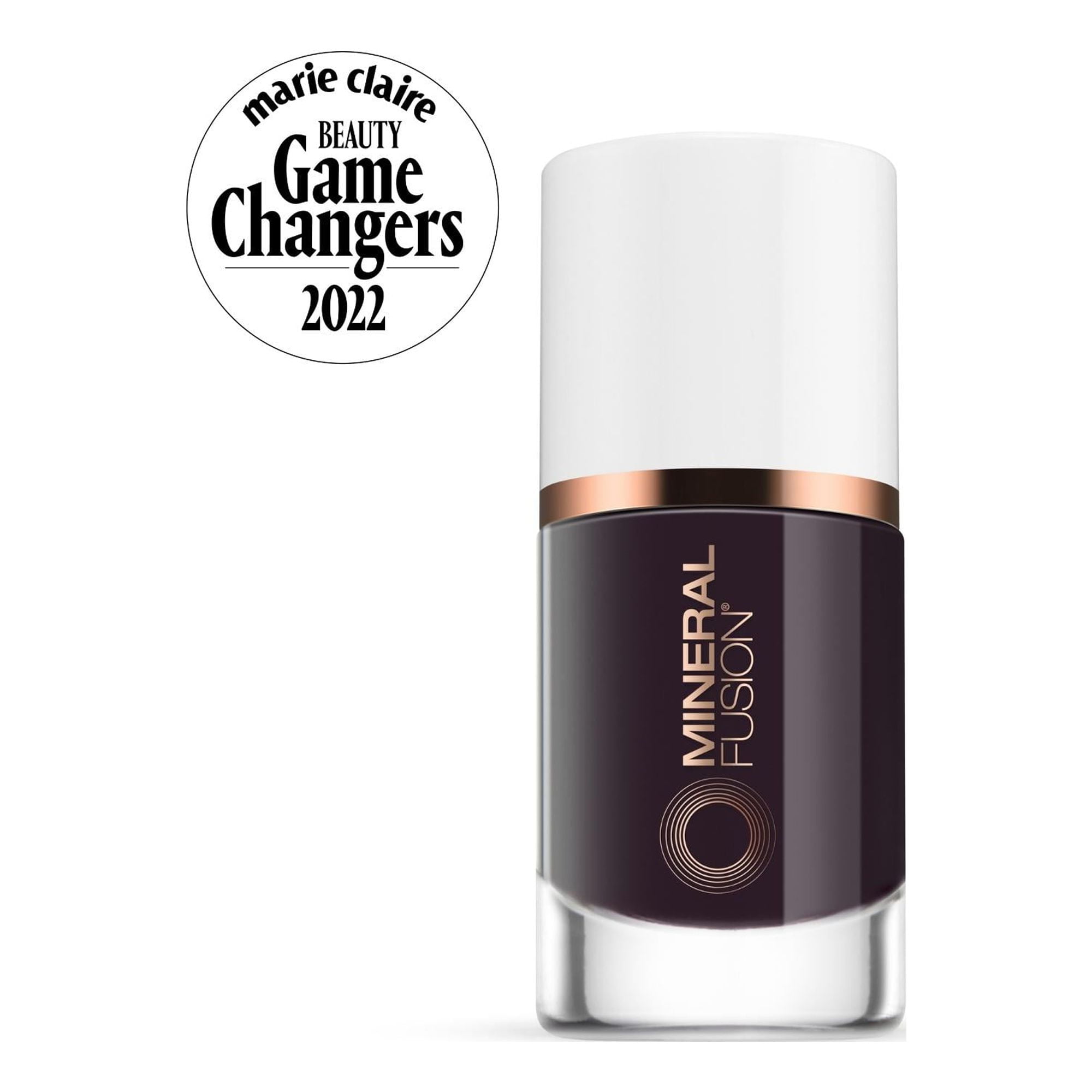 MINERAL FUSION Vegan Nail Polish, "Berry Cute" Plum Purple/Deep Purple | Non-Toxic | Cruelty-Free